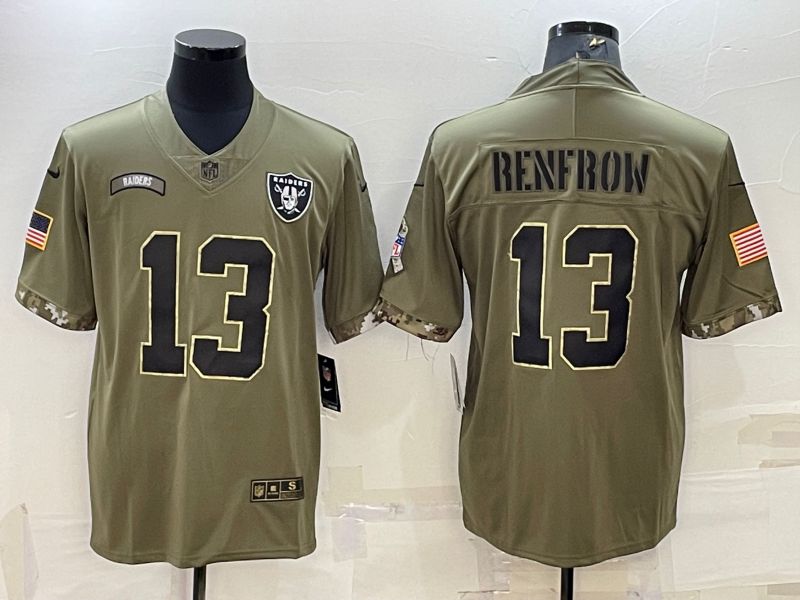 Men Oakland Raiders #13 Renfrow Green 2022 Vapor Untouchable Limited Nike NFL Jersey
